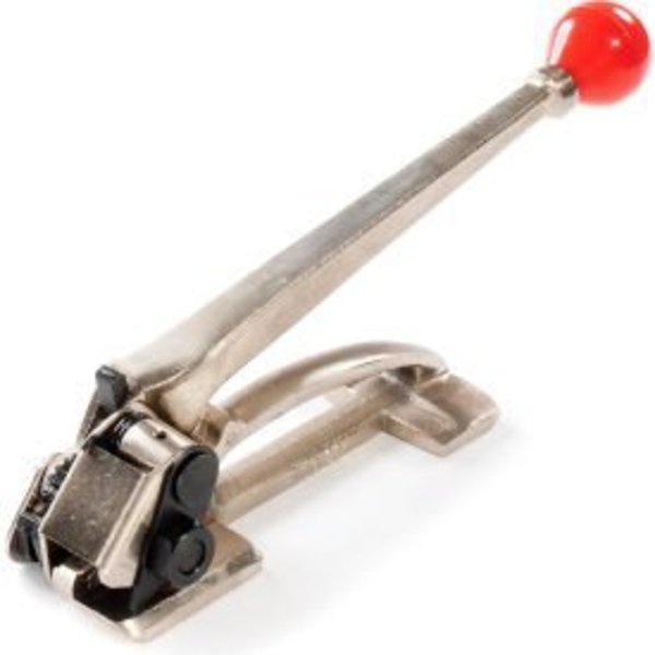 Pac Strapping Products Pac Strapping Heavy Duty Tensioner for 0.035" Thick & 1/2-3/4" Strap Width, Silver/Red ST75FHD